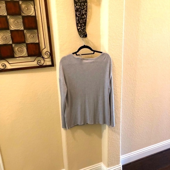 Matty M Heather Grey Top Sweater - Picture 3 of 9